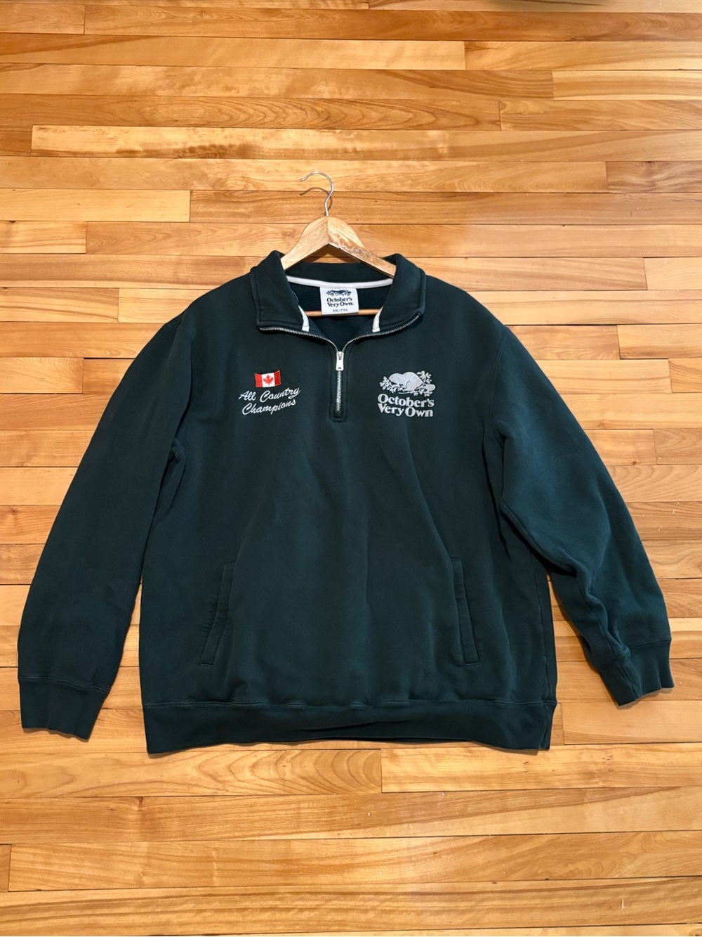 Roots x OVO 1/4 Zip Sweater